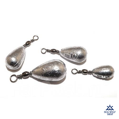 Грузило Капля с вертлюгом 12гр