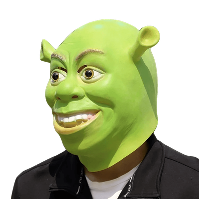 Латексная маска Шрека