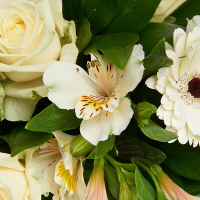 Белый букет