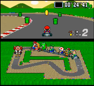 №270 Super Mario Kart для Super Famicom / Super Nintendo SNES (NTSC-J)