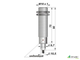 Индуктивный датчик с аналоговым выходом ИДА10-U-PNP резьба M18x1