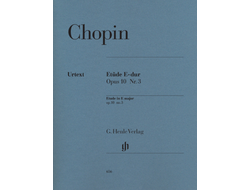 Chopin: Etude in E major op. 10,3