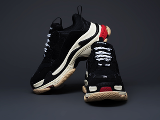 Balenciaga Triple-S (БАЛЕНСИАГА) Черно-белые (36-45)