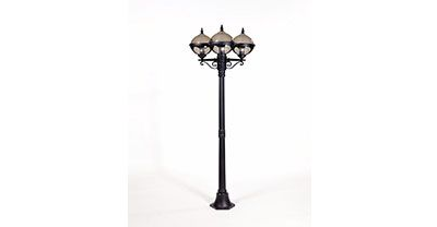 Садово-Парковый светильник шар VENA smoke 3