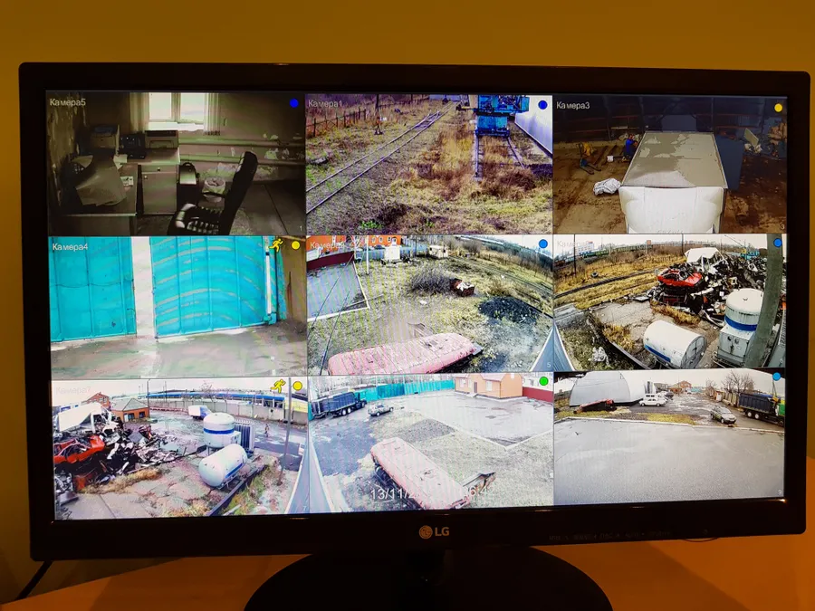 Настройка всех камер.