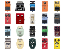 Педали эффектов, процессоры и аксессуары