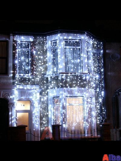 Занавес 2*1.5 м, БЕЛЫЙ ХОЛОДНЫЙ, IP54 Мерцание