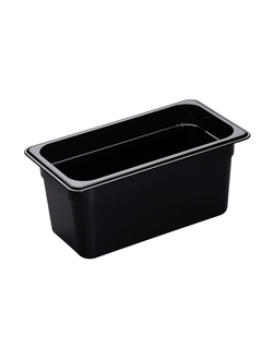 Гастроёмкость 1/3-150, поликарбонат, чёрная
