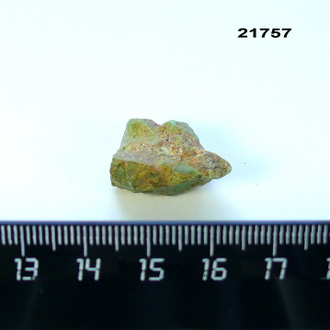 Бирюза натуральная (необработанная) Казахстан арт.21757: 6,3г - 26*19*10мм