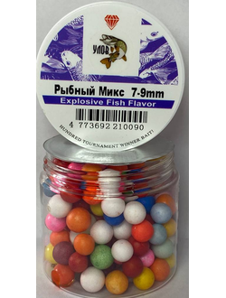 Пенопласт рыболовный РЫБНЫЙ МИКС 7-9мм