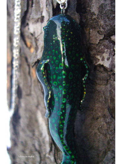 Рыба Древних. Необычный кулон с морским существом (украшение в морском стиле)