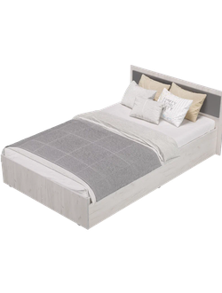 Кровать Фиеста 1,2 м LIGHT дуб крафт белый (BTS)