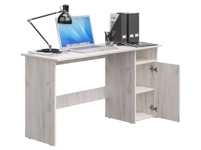 Фронда-7 стол письменный с тумбой Крафт светлый