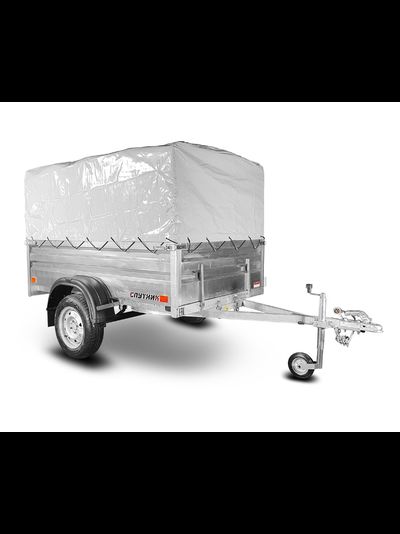 Прицеп «Спутник Expert» (2000х1300х480) увеличенный борт, оцинкованная рама, без подрамника ХИТ ПРОДАЖ!!!