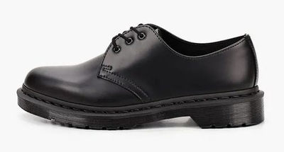 Полуботинки Dr. Martens 1461 Smooth черные моно