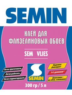 SEM VLIES сухой клей для флизелина 300 г.