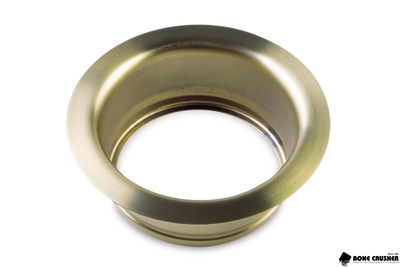 Фланец + стоппер + кнопка BoneCrusher, в цвете "светлое золото" для BC910/ 910 Slim/ BC810/ ВС610
