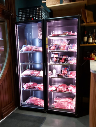 Морозильная камера на 2 стеклянных двери коловрат 2  -15°C