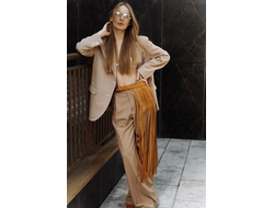 Bonny пояс с бахромой 80 Желтый