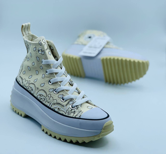 Кеды Converse All Star Run Star Hike бежевые