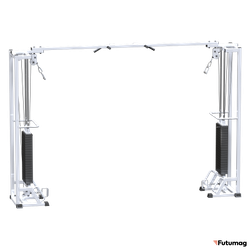 Блочный кинезиотренажер Кроссовер на базе многофункциональной рамы AR084 2x100