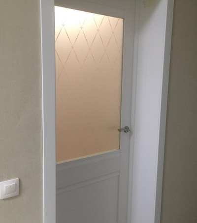 АЛЬБЕРО. РИМ. VINYL (ВИНИЛ) ВАНИЛЬ/ СТЕКЛО ХУДОЖЕСТВЕННОЕ