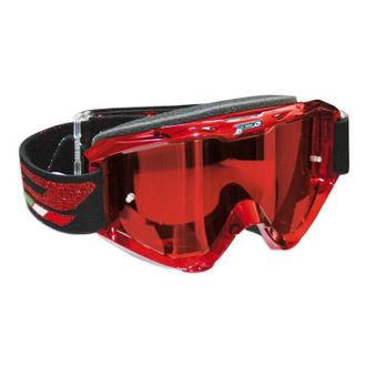 Купить Кроссовые очки (маска) PROGRIP 3450CH, цвет Красный TOP CHROME в комплекте с LS. 3298