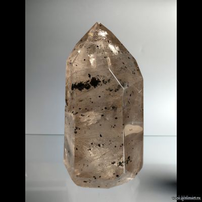 Горный хрусталь с включениями хлорита, гематита и рутила. Мадагаскар. 205*120*100мм. (ААА)