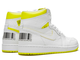 Nike Air Jordan Retro 1 Mid High (белые с зеленым)