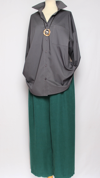 РУБАШКА "КЛАССИКА Карман" графит р.50-60