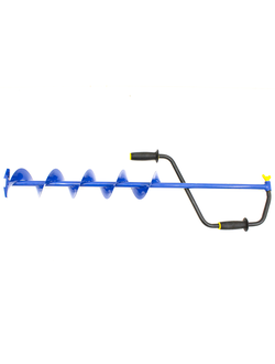 Ледобур (ПВ) "NERO-SPORT-130-2" L(шнека)-0.84м, L(тр.)-1.1м, L(бур.)-1.1м, m=2.9кг арт. 497-130 (CR)