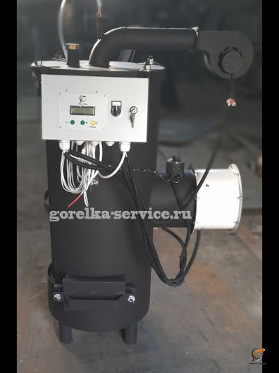 Калорифер на отработанном масле капельного типа