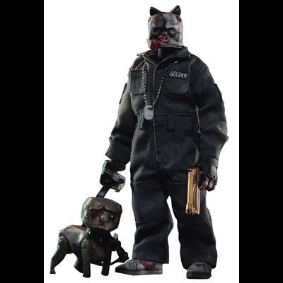 ПОМЯТА УПАКОВКА - Золотой Пёс - Коллекционная ФИГУРКА 1/12 scale GOLDEN DOG – Death Gas Station series (PES022) - Damtoys x Coal Dog