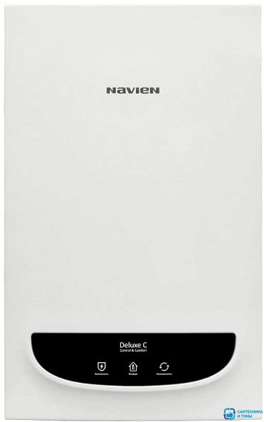 Котел газовый NAVIEN DELUXE С - 24 K COAXIAL White (белый)(240 кв.м, 2,58 м3/ч)
