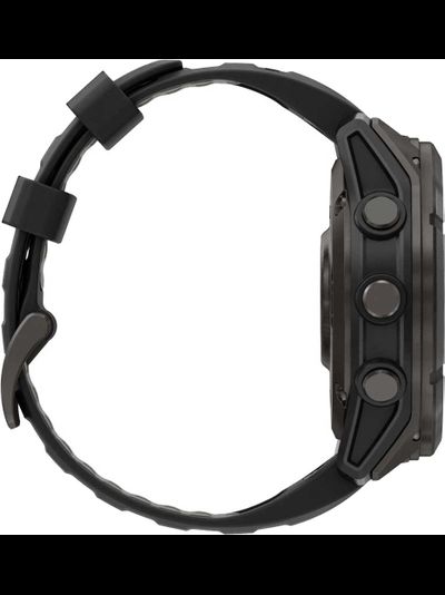 Часы Garmin Fenix 8 Pro — 51 мм MicroLED Sapphire Carbon Gray DLC Titanium Black / Pebble Gray