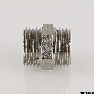 Ниппель бочонок резьбой Valtec 1/2" 3/4" 1" 1 1/4" 1 1/2" 2" нар.-нар.