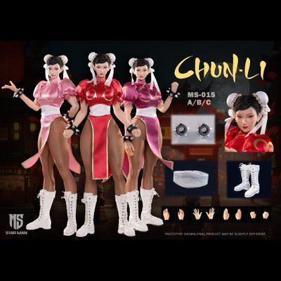 ПРЕДЗАКАЗ - Чун Ли в красном (серия Street Fighter)  - Коллекционная ФИГУРКА 1/6 Female Fighter Red Version (MS-015A) - STAR MAN ?ЦЕНА: 22500 РУБ.?