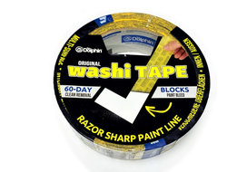 Blue Dolphin Лента малярная бумажная сверхтонкая, для ультра деликатных работ, золотая