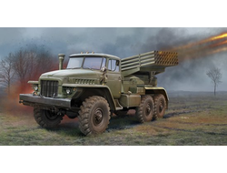 Сборная модель: (Trumpeter 01028) Пусковая установка БМ-21 "Град"
