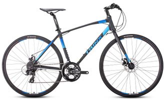 Шоссейный велосипед Trinx Free 2.0 черно-синий, рама 460