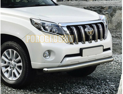 Защита переднего бампера d76 на Toyota Land Cruiser Prado 150 ( Ленд Крузер Прадо 150)