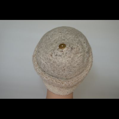 Шапка белая из альпака женская Vizio Италия 7007 CY