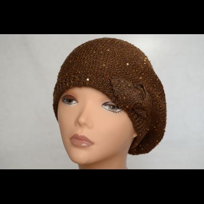 Летний берет коричневый Vizio Италия 5050