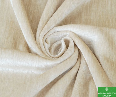 Однотонная ткань шенилл
