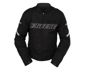 КУРТКИ ТЕКСТИЛЬНЫЕ МУЖСКИЕ-Куртка текстильная "Racing Tex" (черный/рефлекс)