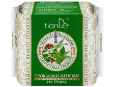Прокладки женские на травах «Нефритовая свежесть» ежедневные, 20 шт. /Код: 61914