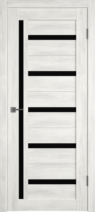 Дверь ПО Atum 18 Nord Vellum Black Gloss