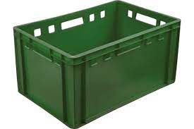 Пластиковый ящик Е-3 зеленый 600*400*300мм