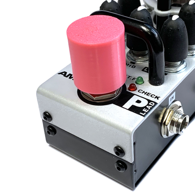 Насадка на кнопку педали эффектов, высокая (3D печать), 1 шт (розовая)