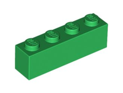 Brick 1 x 4, Green (3010 / 301028 / 4112838)
